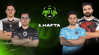 PBST 2025 Sezon-1 Pro Lig 1.Hafta