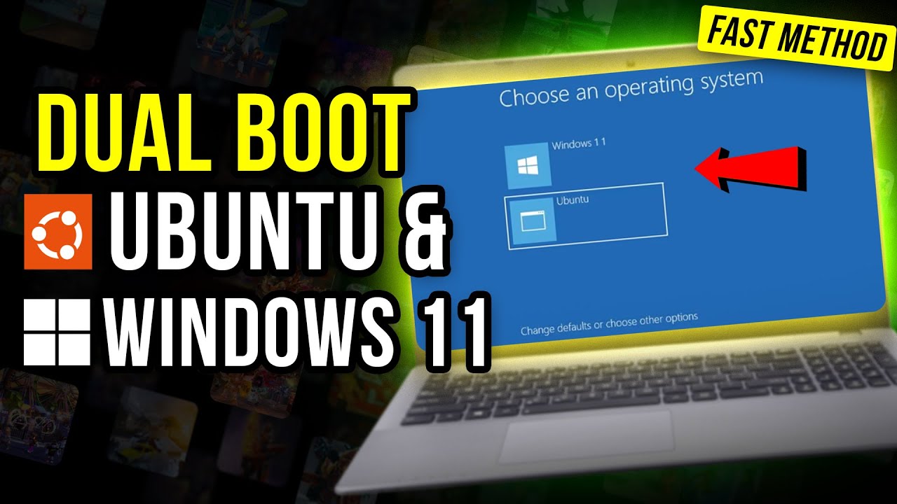 How to Dual Boot Windows 11 and Ubuntu 24.04 - FAST METHOD (Updated ...