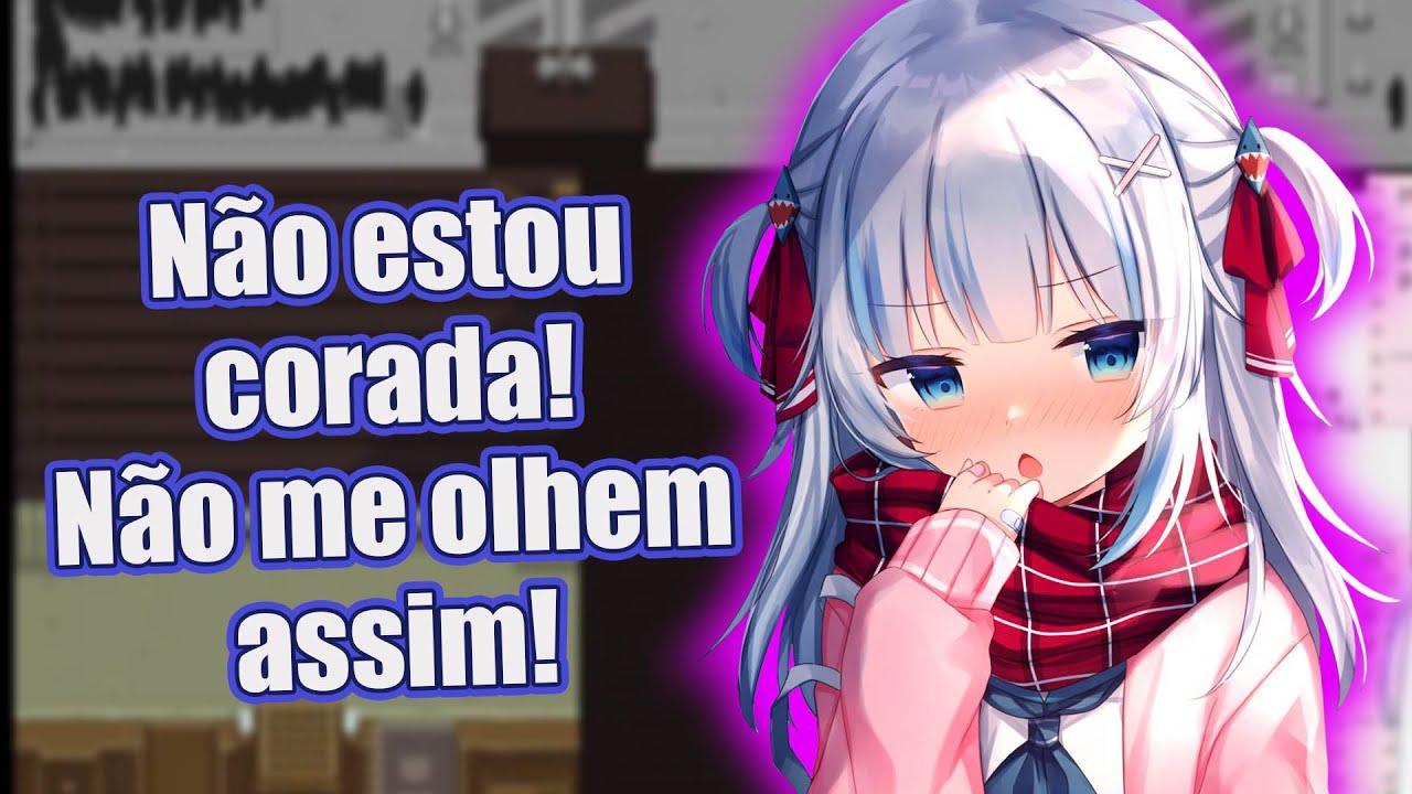 Gura é flertada e acaba ficando corada