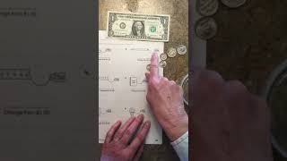 Math Lesson 127 Showing and Counting Back Change for $1