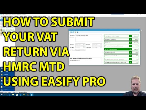 How to submit your VAT return via HMRC Making Tax Digital (MTD) using Easify Pro