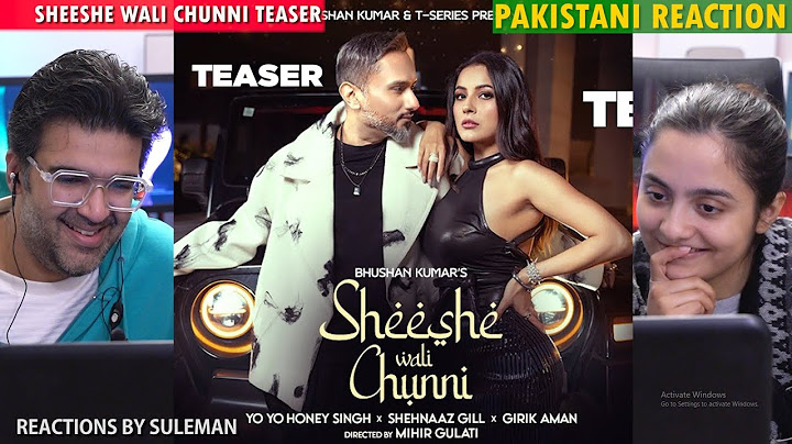 Pakistani Couple Reacts To Sheeshe Wali Chunni Teaser | Yo Yo Honey Singh | Shehnaaz Gill | GLORY