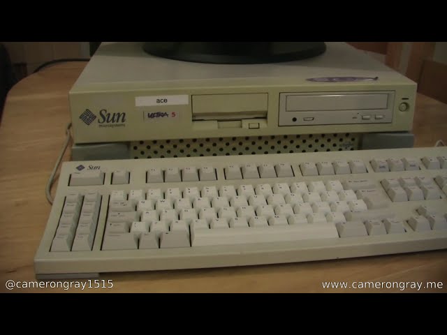 Sun Ultra 80 本体+ キーボード マウス メモリSolaris等 Sun Ultra 5 UNIX Workstation running Solaris 8 - YouTube