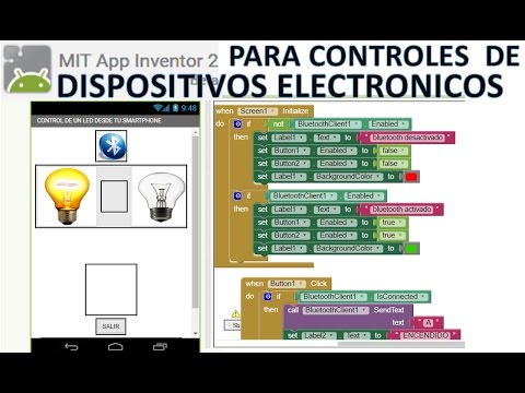 COMO CREAR UNA APLICACION EN APP INVENTOR PARA ELECTRÓNICA ...