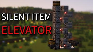 SILENT Item Elevator in Minecraft 1.21.8