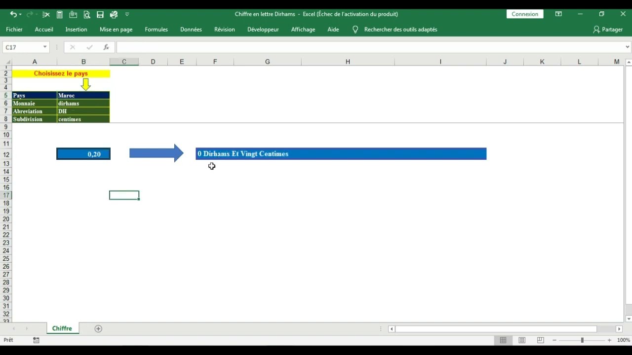 Convertir Chiffre En Lettre Excel Sans Macro