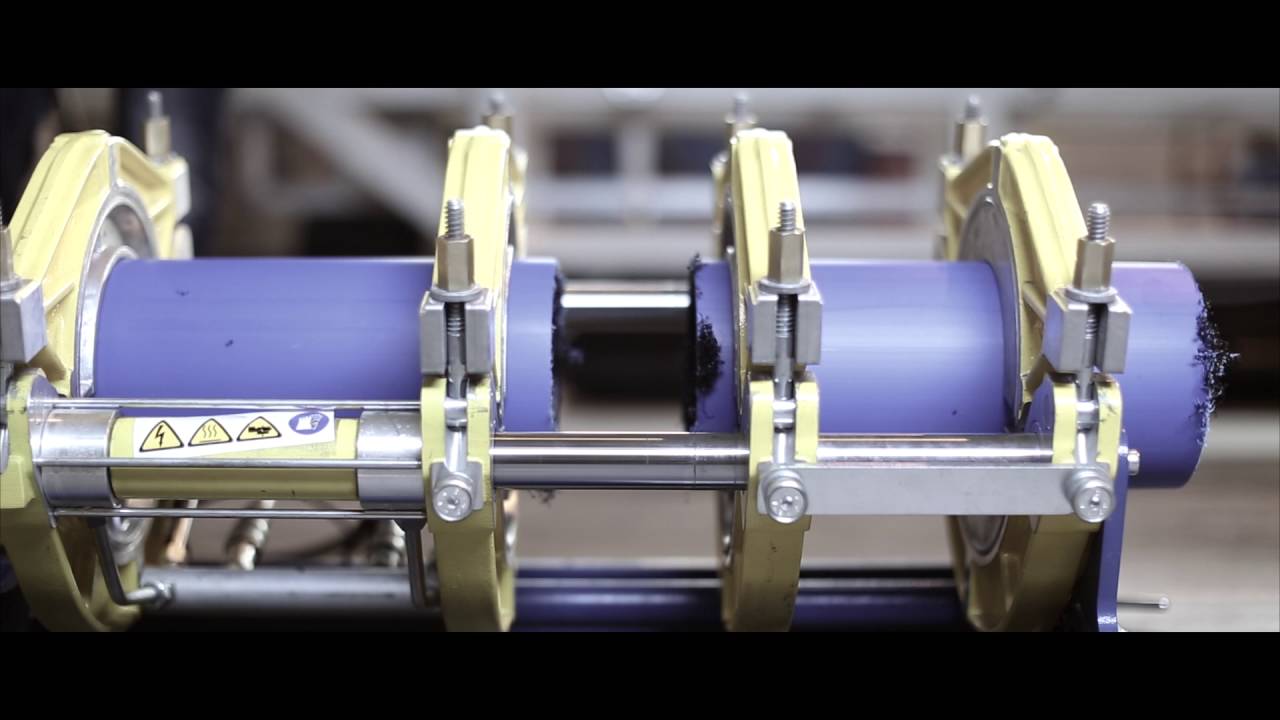 Сварка многослойных труб из полиэтилена 100 RC - YouTube