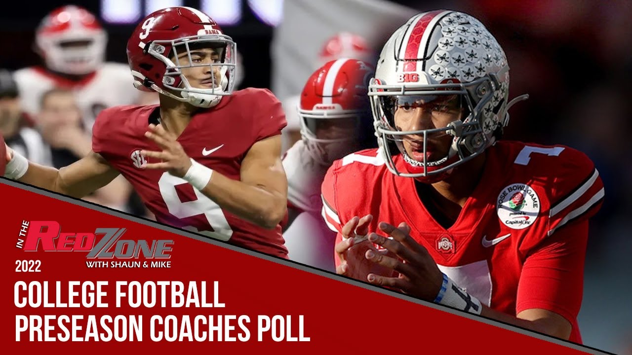College Football Preseason Top 25 Coaches Poll YouTube