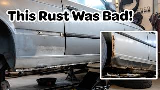 Fabricating and Welding a New Rocker Panel onto My BMW E30