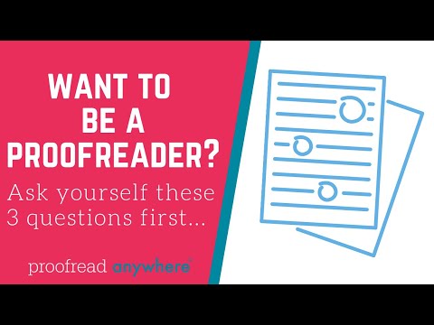 How To Know If You Would Be A Good Proofreader