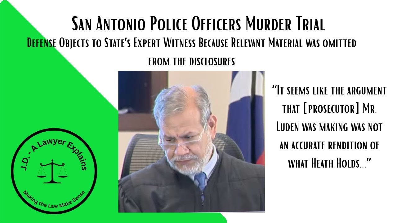 Defense Objects Because the State Did Not Disclose Relevant Information ...