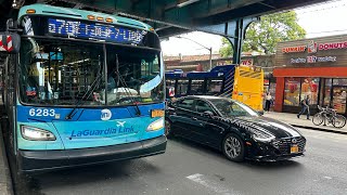 MTA: On Board 2020 New Flyer XD60 Articulated Xcelsior #6283 On The LGA Link Q70 SBS Bus (6/21/2023)