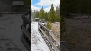 Walk to Morning Glory Pool, Yellowstone When Uncrowded