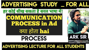 Communication Process in Ad  Advertising SYBCOM SEM 3 BMS NCERT MARKETING COMMERCE ABDUL SIR