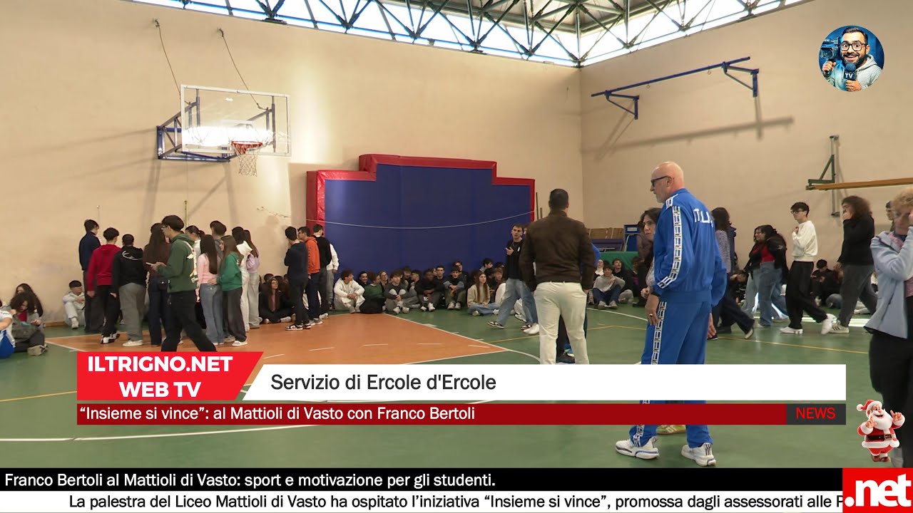 “Insieme si vince”: al Mattioli di Vasto la lezione di Franco Bertoli