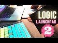 Apple Live Loops Novation Launchpad X Logic Pro Remote iPad app Oblique Structures pack improv jam