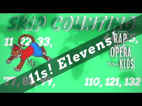 Skip Counting by 11s Song with Skip Counting Worksheets