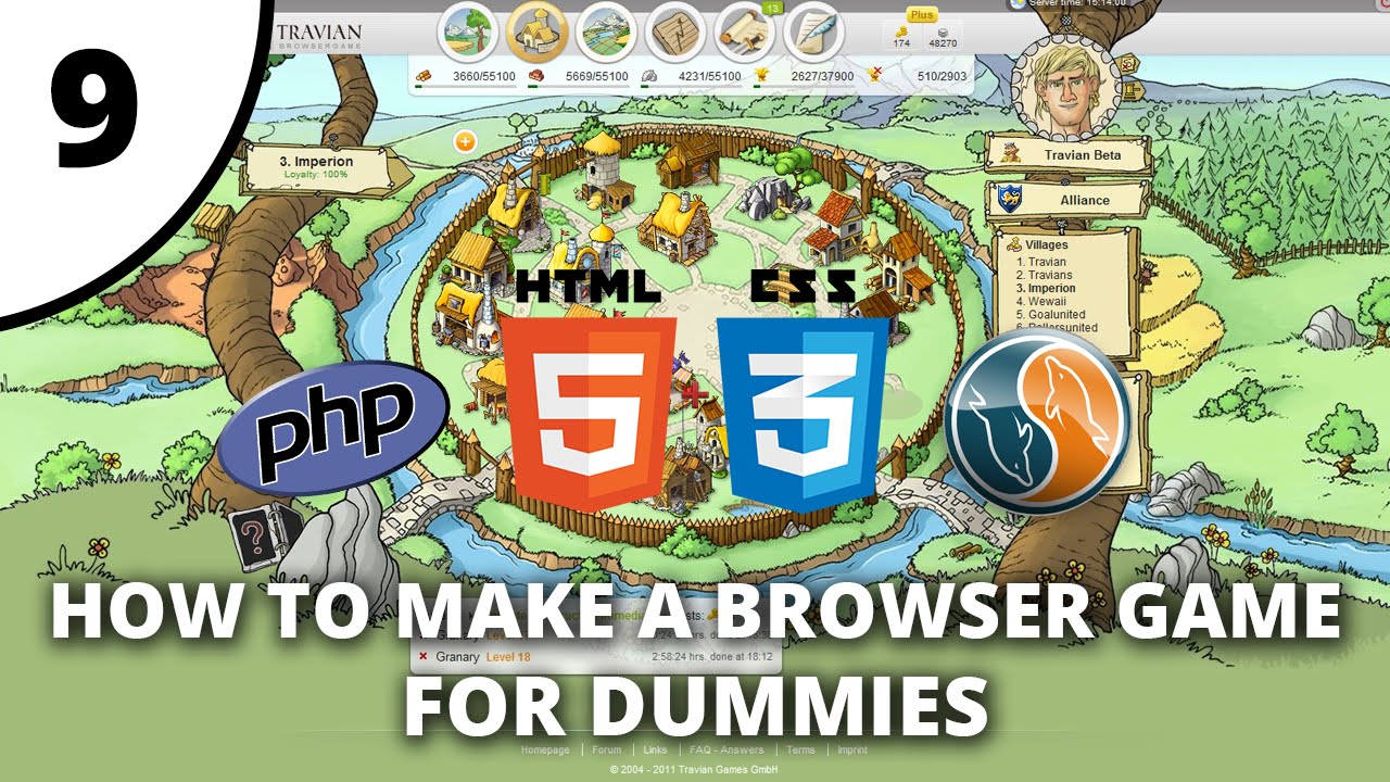 How to make a browser game for dummies - Part 9 - Redirections - YouTube