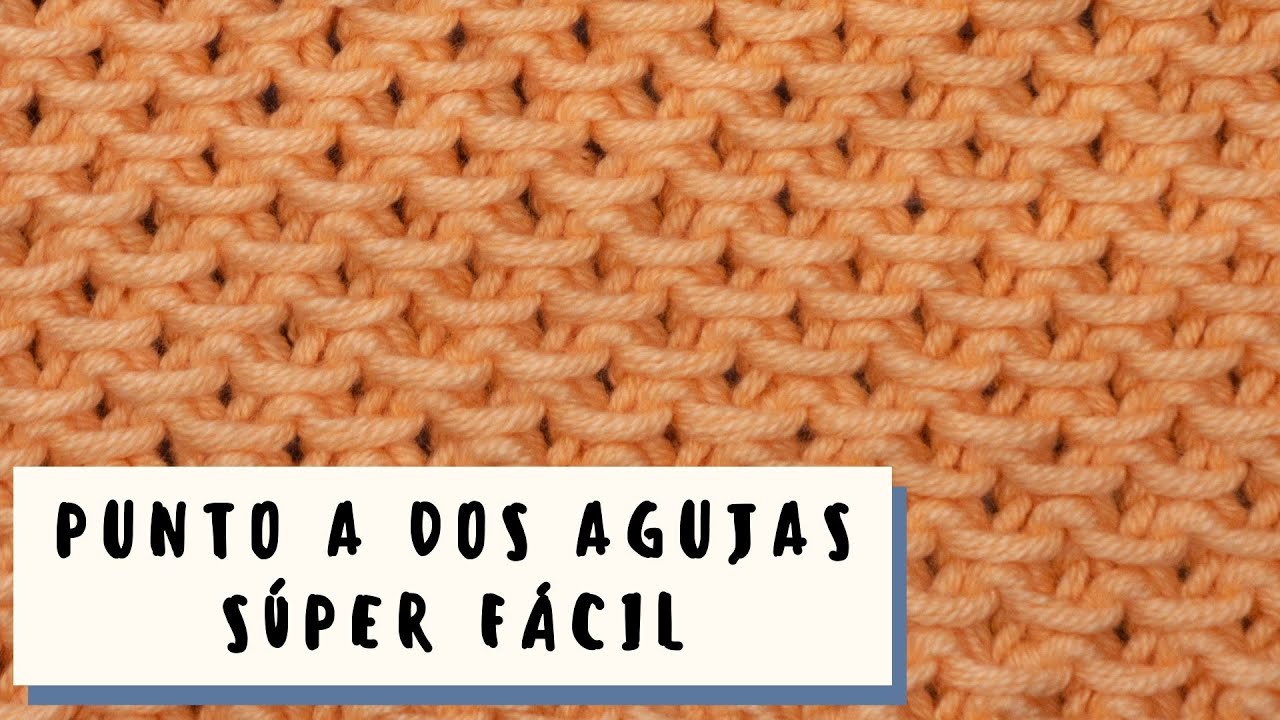 №44 😊 punto a dos agujas facilisimo 😊 para prendas de niños o de adultos 😊 ideal para principiantes