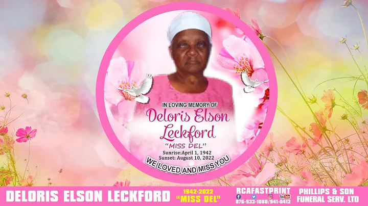 Deloris Elson Leckford Funeral Service
