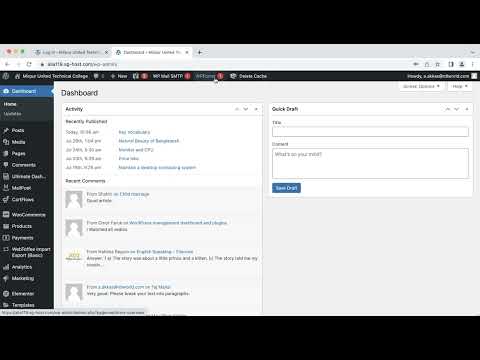 WordPress login redirect page problem