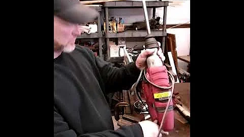 Hammer drill bit stuck in the drill Harbor Freight brand