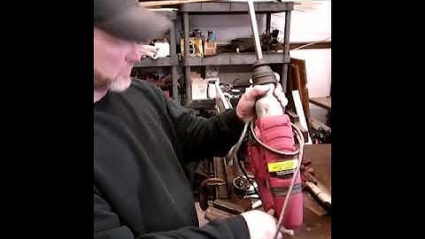 Hammer drill bit stuck in the drill Harbor Freight brand