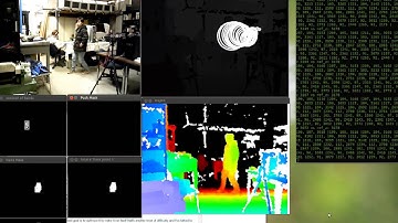 Real-time Blob Tracking with OPENNI and OpenCV (II)