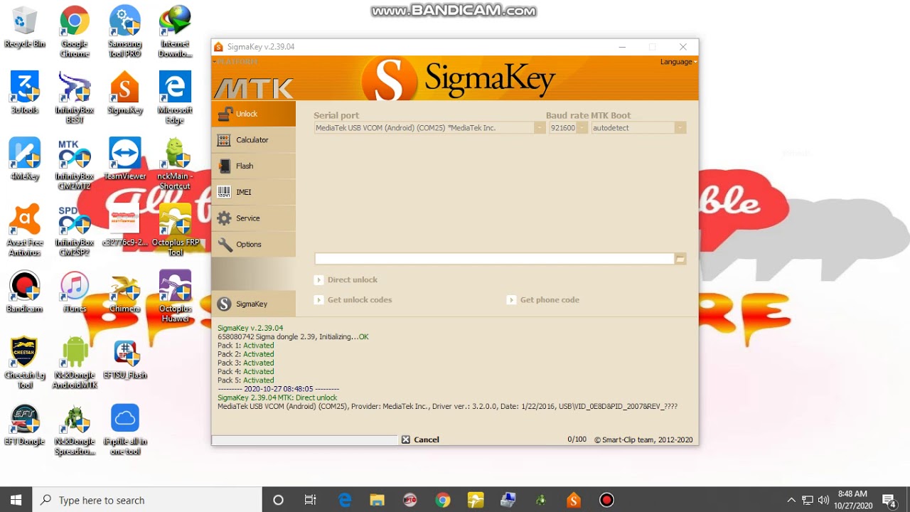 Vodafone VFD320 Network lock Remove with Sigma key YouTube