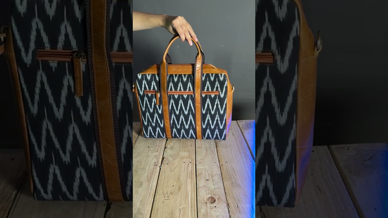 Large Leather Messenger Bag: Genuine Leather Briefcase for Men Laptop Shoulder Bag