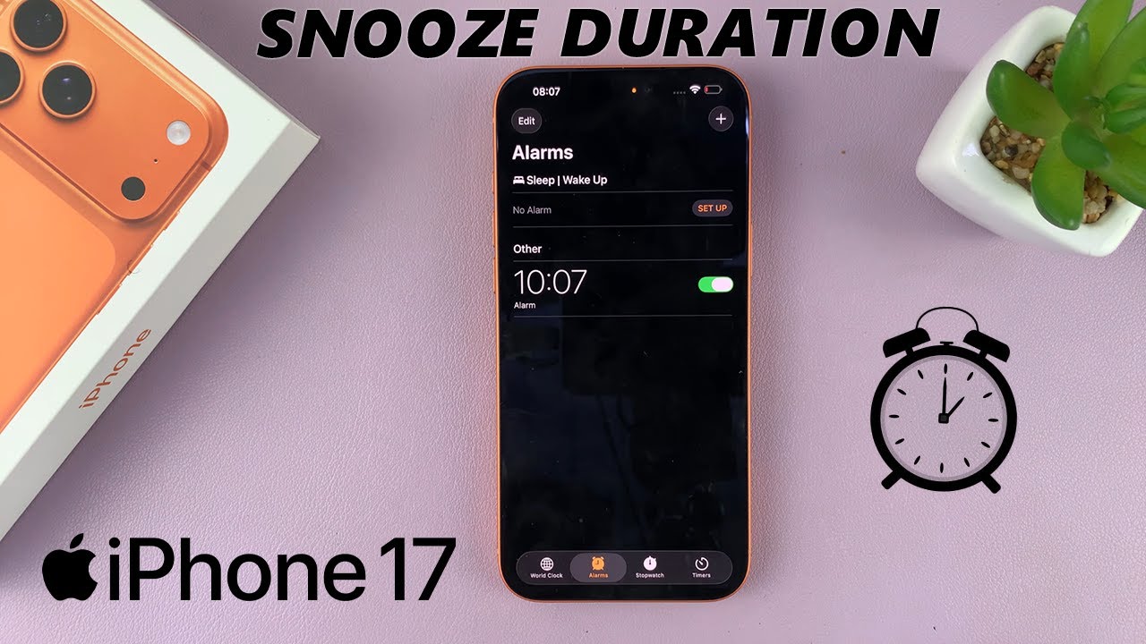 Как настроить длительность повтора сигнала будильника на iPhone 17/17 Pro