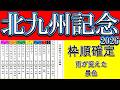 北九州記念2026枠順確定｜雨が景色を変える…この枠順で主役が入れ替わる可能性が見えてきた【競馬予想】