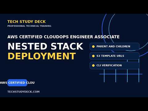 Create a Nested AWS CloudFormation Stack Using the AWS CLI