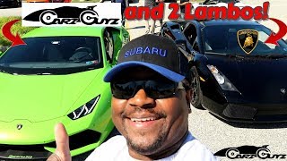 CARZGUYZ & COFFEE Taking out a Gallardo and a Huracan for a test drive! 