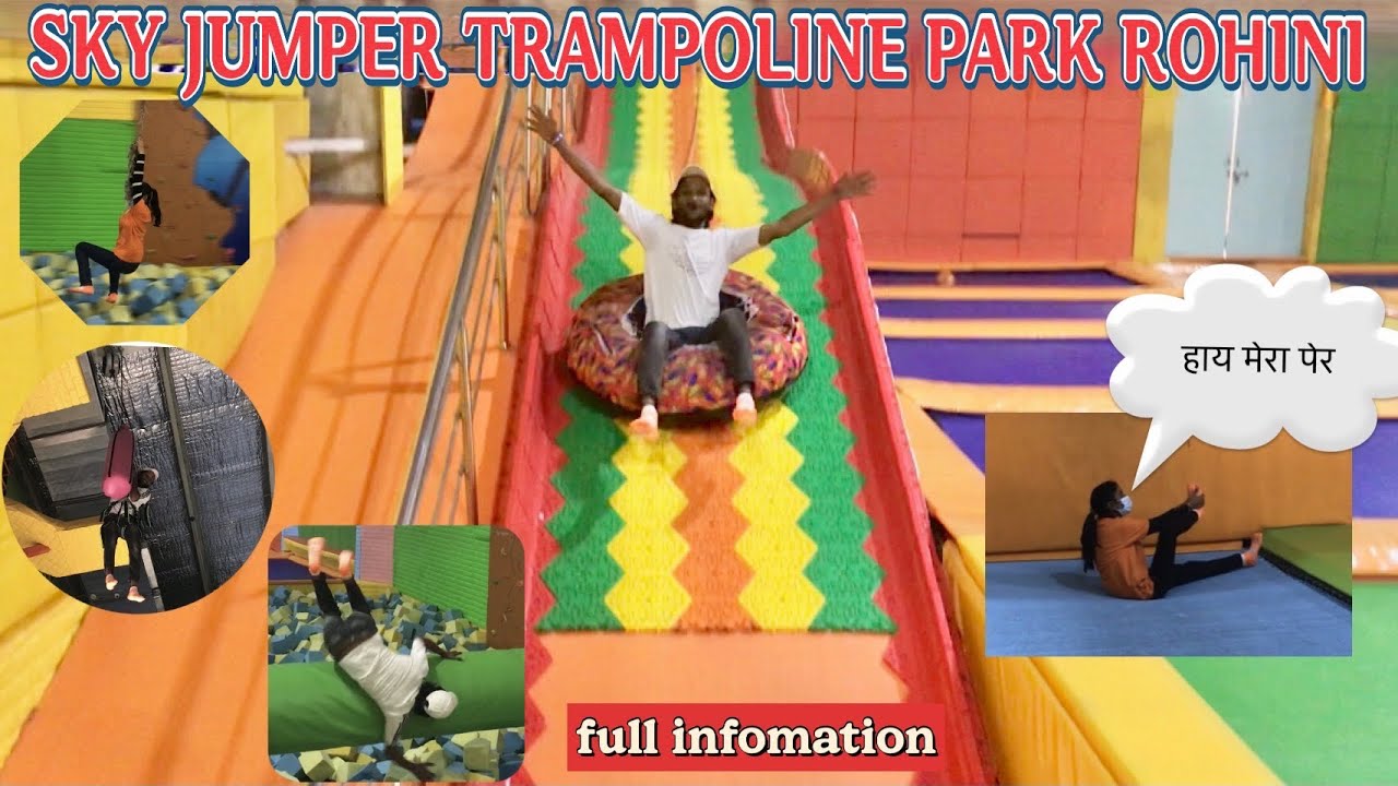 Sky jumper trampoline park Rohini Delhi skyjumper trampolinepark 