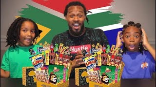 African American Family Try South African Snacks For The First Time!