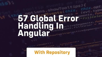 57 global error handling in angular