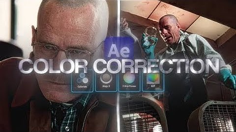 How to Make 4k Color Correction in 2 Minutes | After Effects Tutorial