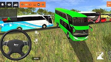 Euro Bus Driving Game Public Transportation 2024 -  Indonesia Bus Simulator Android Gameplay #1591