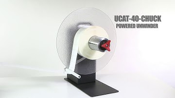 Extra Large Roll Label Unwinder Machine | UCAT-40 Powered Unwinder