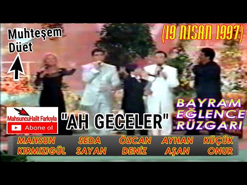 Prestij Müzik Sanatçıları - Ah Geceler (Düet) | Mahsun Kırmızıgül, Seda Sayan, Özcan Deniz... (1997)