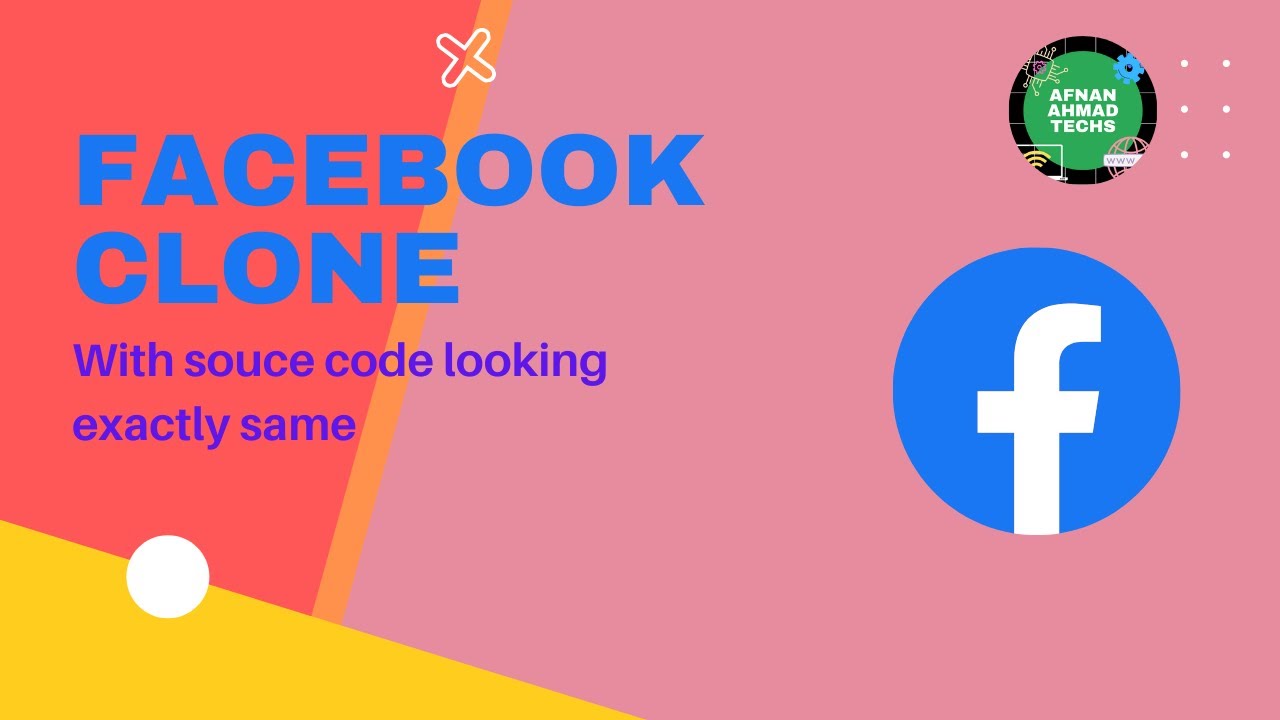 How to make clone of facebook