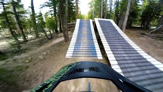 Mammoth Bike Park Opening Day 2016, Pipeline to Shotgun Trail