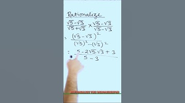 Rationalise the denominator maths class 9 chapter 1 #rationalisation #rational #maths9