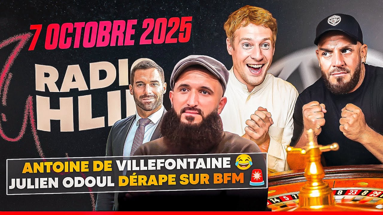 JULIEN ODOUL 🚨 “REBEU OU FRANÇAIS ?” 😱Antoine CASINO 😂 | RADIO HLIB DU 7 OCTOBRE 2025