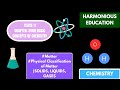 Class 11 Chemistry Ch 1 | Matter &amp; Its Physical Classification | Handwritten Notes Explained