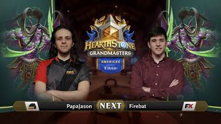 PapaJason vs Firebat - Division B - Hearthstone Grandmasters Americas 2020 Season 1 - Week 6