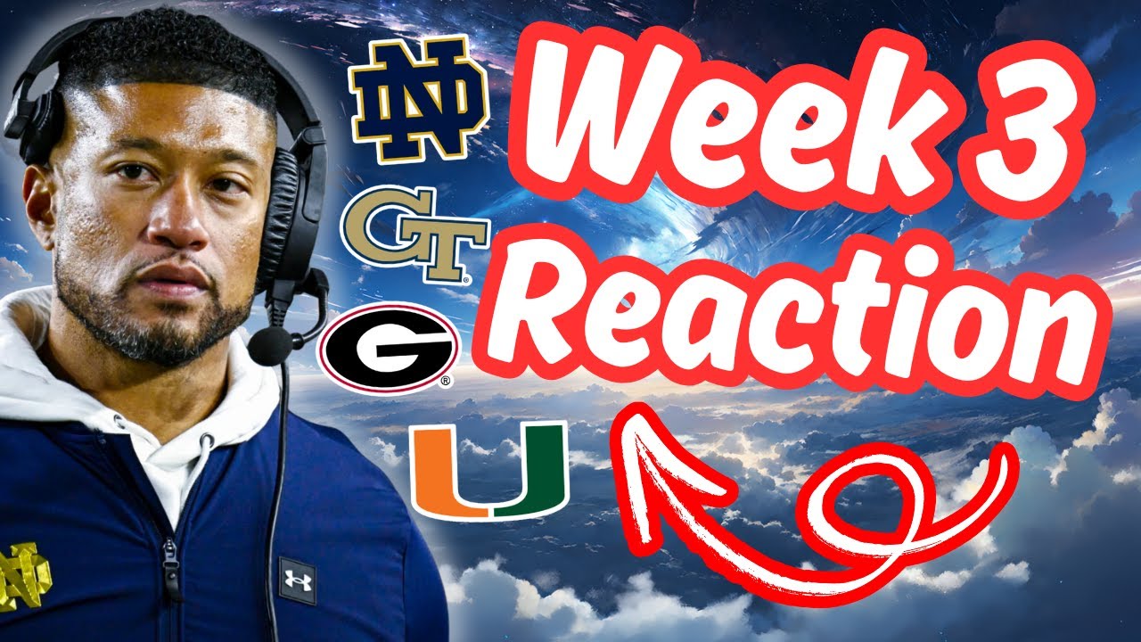 College Football Week 3 *RECAP* & Reaction - YouTube