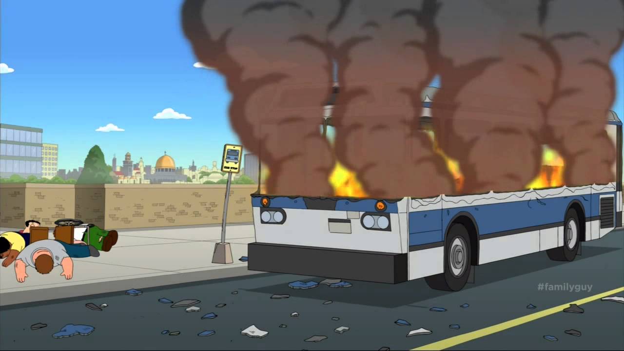 Family Guy - Bus Explosion - YouTube