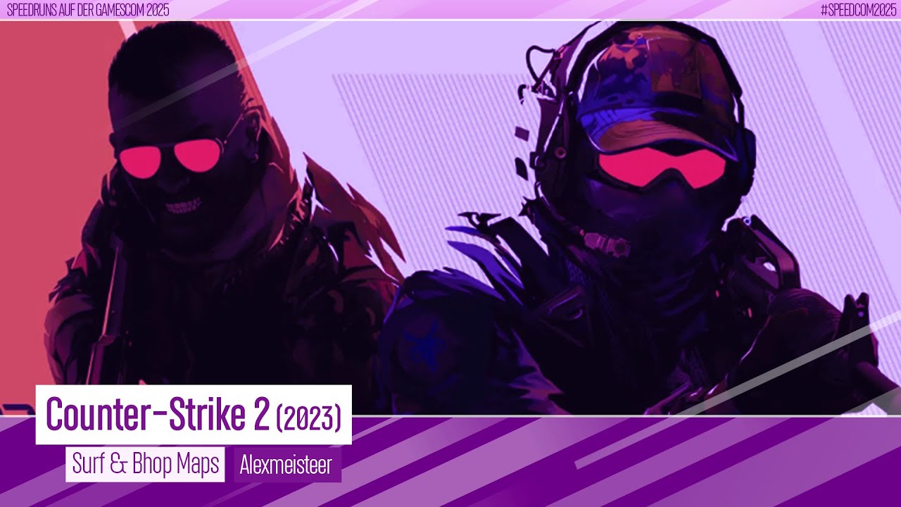 Speedruns auf der gamescom 2025 | Counter Strike 2 (Surf & Bhop Maps) von Alexmeisteer